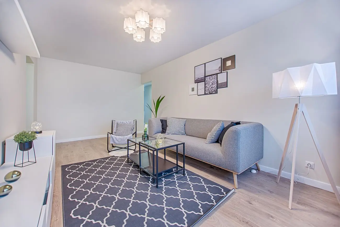 Illustrative photo of a furnished living room. Not a room painted by ATR Decorators.